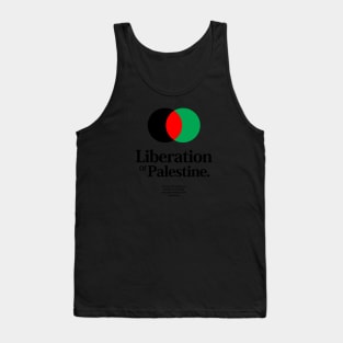 Liberation Of Palestine Tank Top